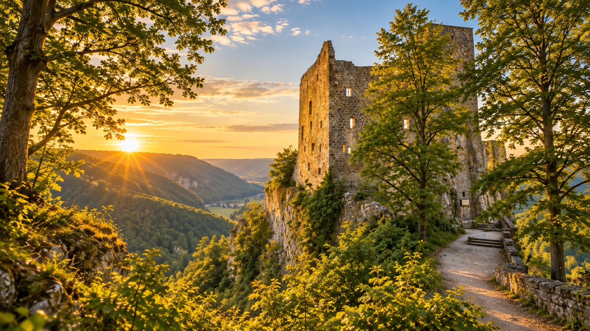Bildmotiv passend zum Ausflugsziel Burgruine Hohenwittlingen
